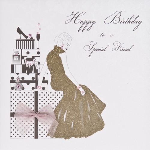 Special Friend  -  Handmade Birthday Card - ET17