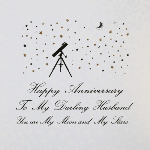 To My Darling Husband  -  Handmade  Anniversary Card  -  AG34