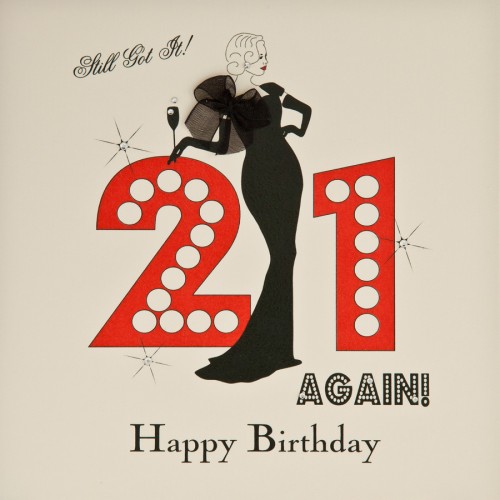 21 Again !  Still Got It !  -  Handmade Birthday Card  -  B24