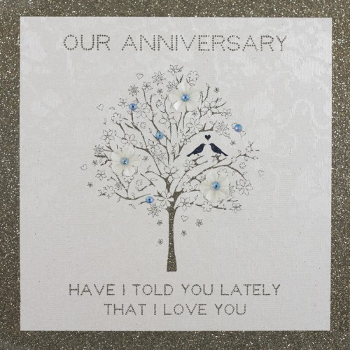 Our Anniversary  -  Handmade Anniversary Card  -  BH18