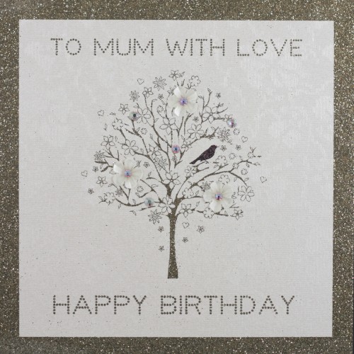 To Mum With Love  -  Handmade Birthday Card  -  BH25