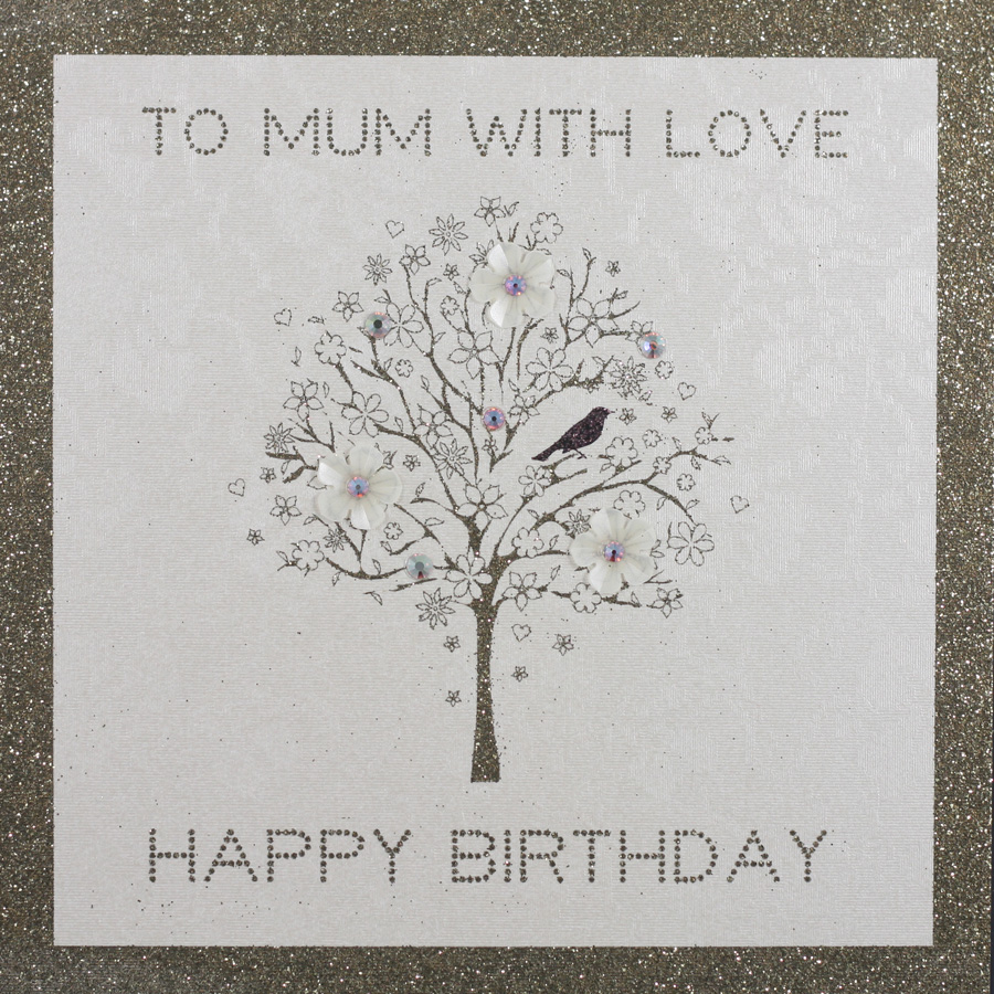 To Mum With Love Handmade Birthday Card Bh Tilt Art