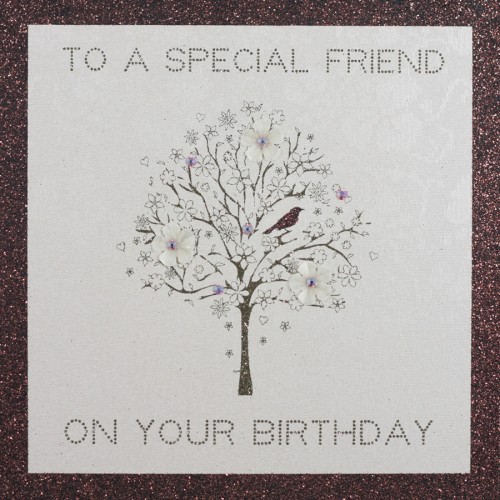 To A Special Friend  -  Handmade Birthday Card  -  BH30