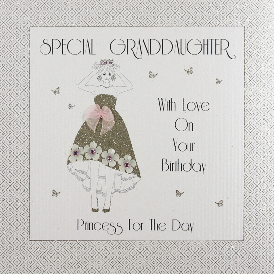 Special Granddaughter - Large Handmade Birthday Card - GA46 - Tilt Art