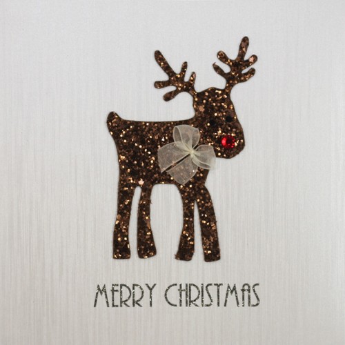 Merry Christmas   -  Handmade Open Christmas Card  -  RN2