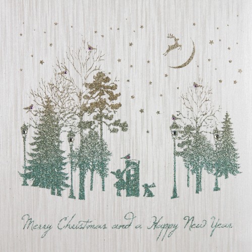 Merry Christmas / Happy New Year  -  Handmade Open Christmas Card  -  OM6