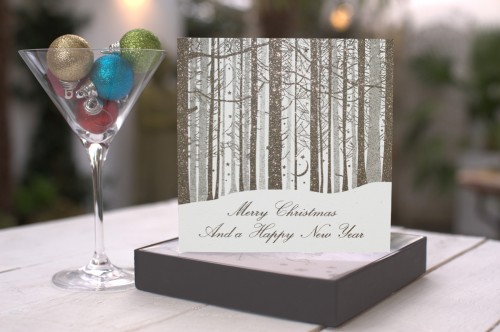 Merry Christmas / Happy New Year  - Boxed Christmas Cards  ( 6 Per Box ) SB5 - Image 2