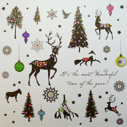 It's The Most Wonderful Time  - Boxed Christmas Cards  ( 6 Per Box )  NEB2