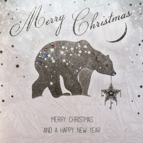 Merry Christmas / Happy New Year  -  Handmade Open Christmas Card  -  VV6