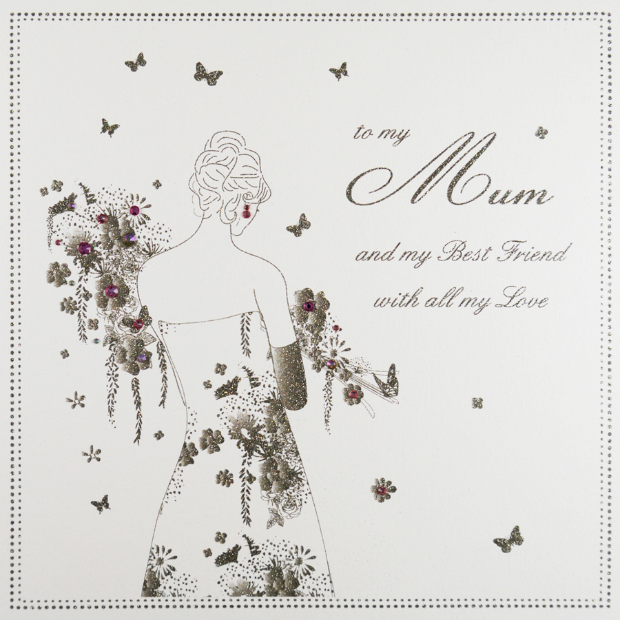 To My Mum Best Friend Large Open Mother S Day Card Amdl Tilt Art