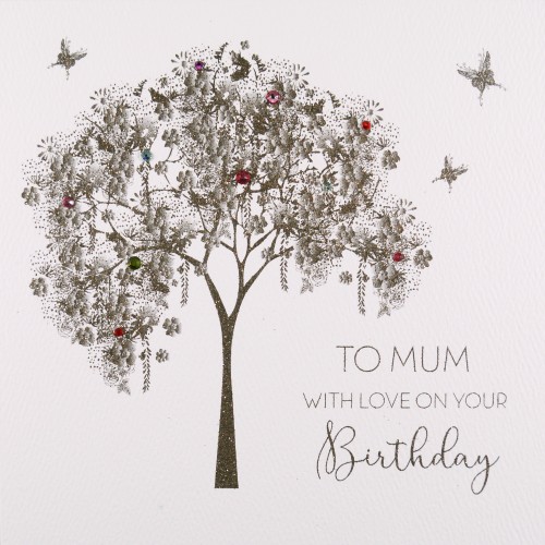 To Mum With Love   -  Handmade Birthday Card  -  GS16