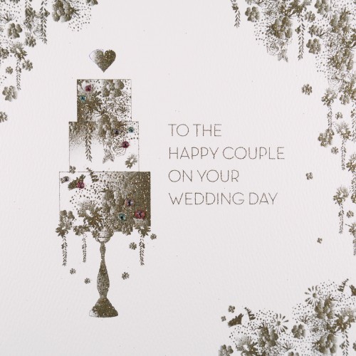 To The Happy Couple  -  Handmade Wedding Card  -  GS32