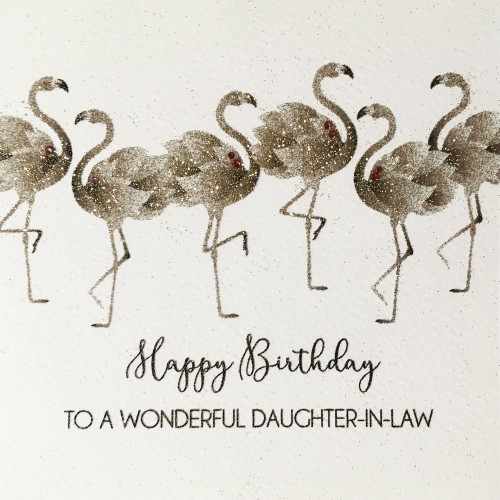 To A Wonderful Daughter-In-Law   -  Handmade Birthday Card  -  GS53