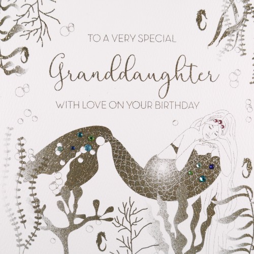 To a Very Special Granddaughter  -  Handmade Birthday Card  -  GS9