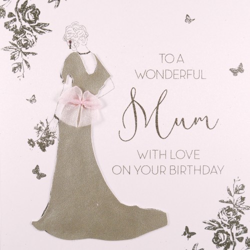 To A Wonderful Mum  -  Handmade Birthday Card  -  RM5