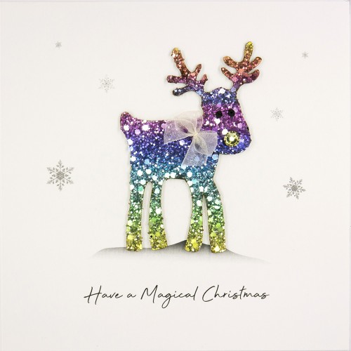 Have A Magical Christmas  -  Handmade Open Christmas Card   /  RA1