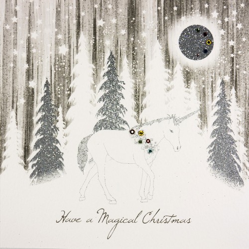 Have A Magical Christmas  -  Handmade Open Christmas Card   /  TCF10