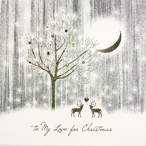 To My Love For Christmas  -  Handmade Christmas Card   /  TCF11