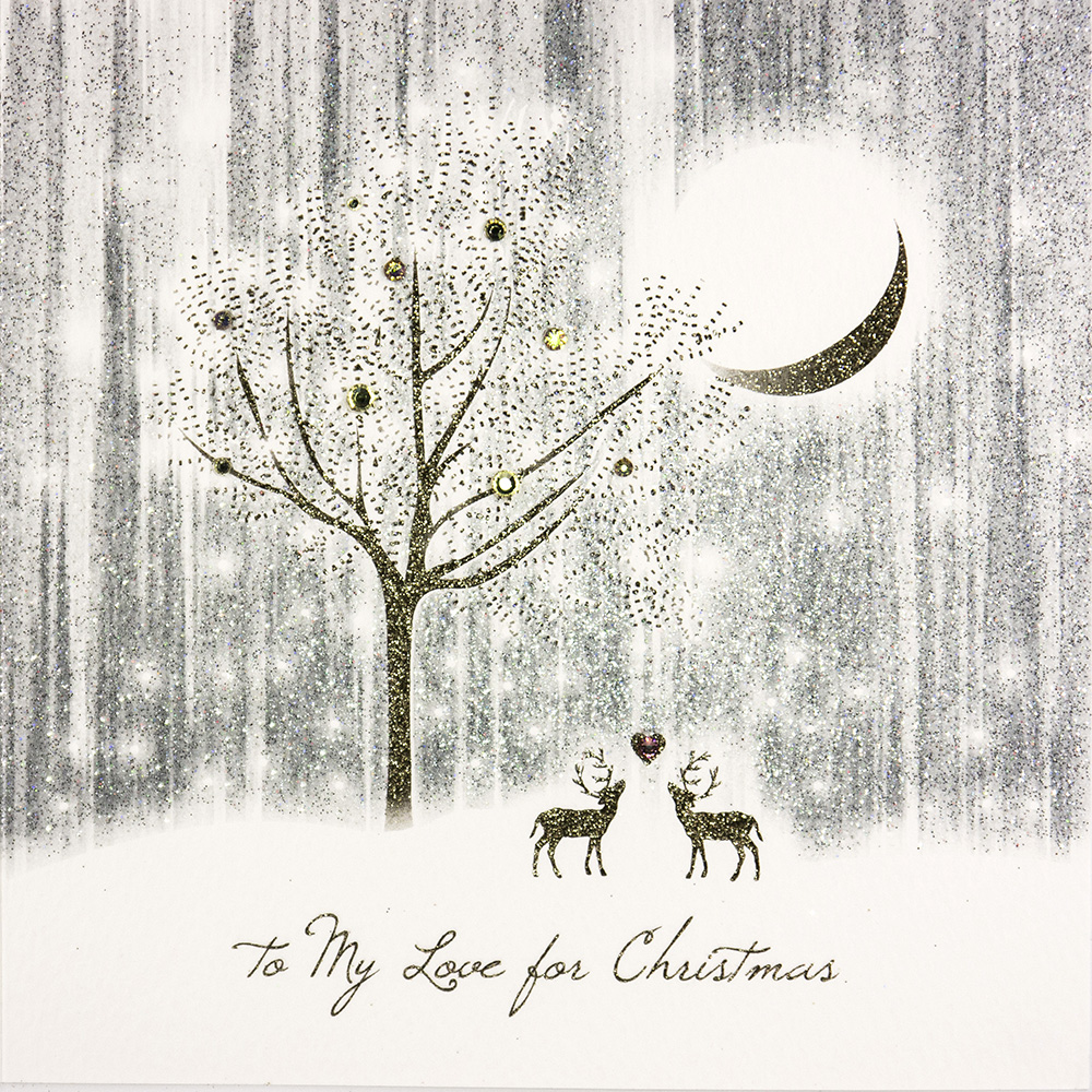 To My Love For Christmas Handmade Christmas Card Tcf Tilt Art