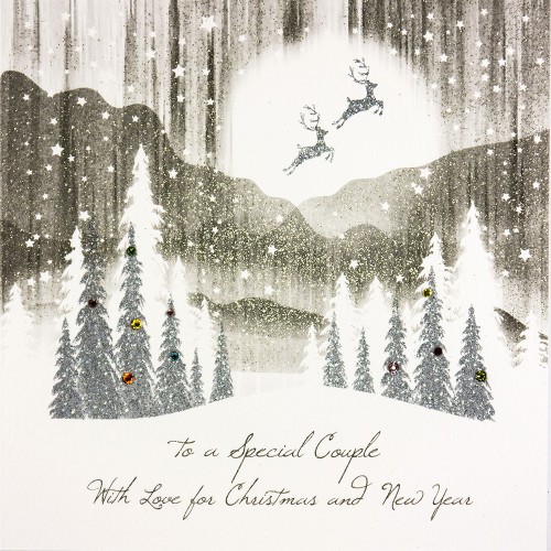 To A Special Couple  -  Handmade Christmas Card   /  TCF18