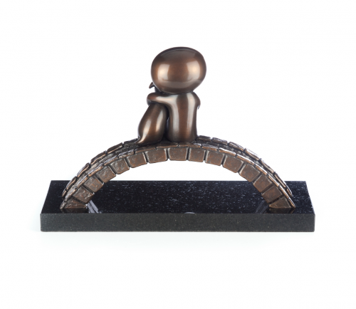 Watching The World Go By -  Bronze Sculpture By Doug Hyde - Image 4